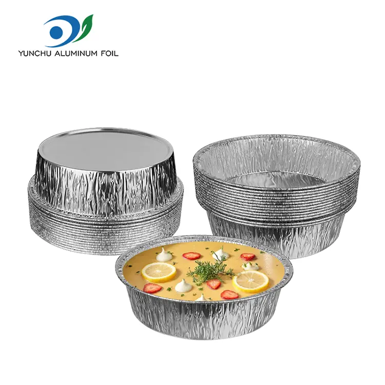 ภาชนะอลูมิเนียมฟอยล์สีเงิน ภาชนะอลูมิเนียมฟอยล์สีเงิน