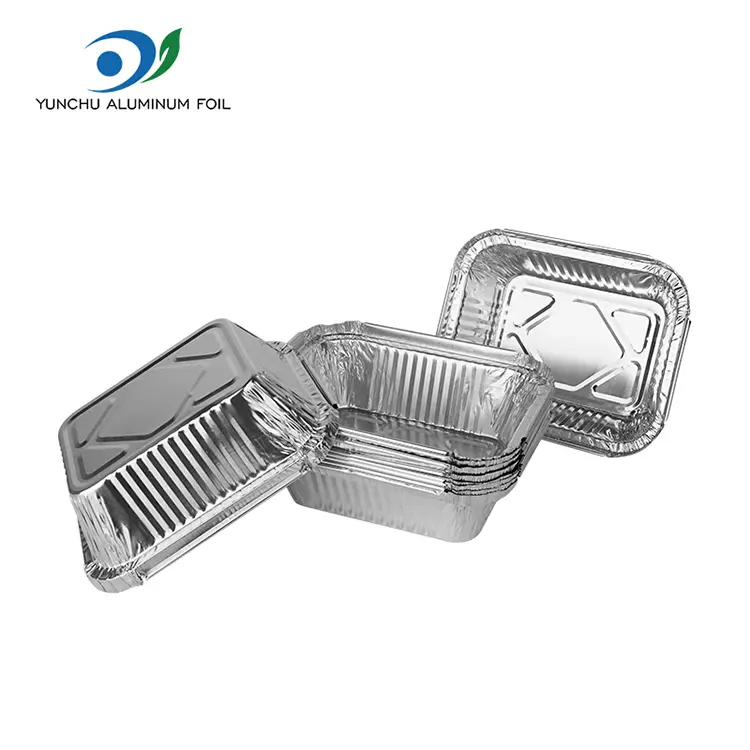 บาร์บีคิวรูปสี่เหลี่ยมผืนผ้าอลูมิเนียมฟอยล์ บาร์บีคิวรูปสี่เหลี่ยมผืนผ้าอลูมิเนียมฟอยล์