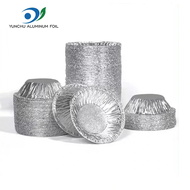 ถาดทาร์ตถาดอลูมิเนียมฟอยล์ซิลเวอร์ซิลเวอร์ภาชนะบรรจุอาหาร ถาดทาร์ตถาดอลูมิเนียมฟอยล์ซิลเวอร์ซิลเวอร์ภาชนะบรรจุอาหาร