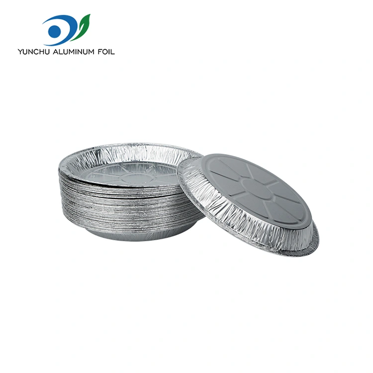 Round Air Fryer Takeaway Silver Aluminium Foil Food Container