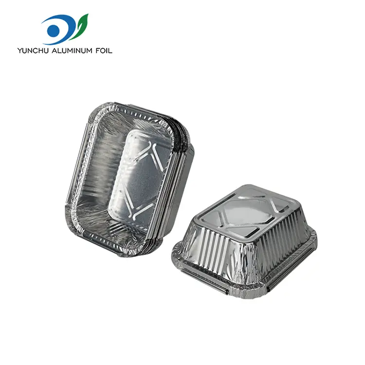 บาร์บีคิวรูปสี่เหลี่ยมผืนผ้าอลูมิเนียมฟอยล์