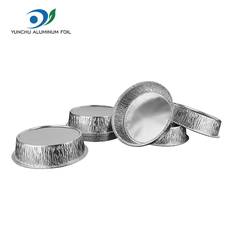 ภาชนะอลูมิเนียมฟอยล์สีเงิน