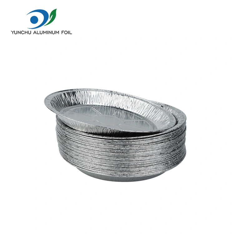 Round Air Fryer Takeaway Silver Aluminium Foil Food Container