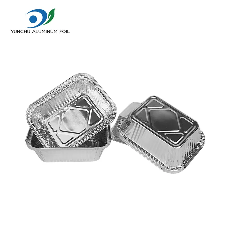 บาร์บีคิวรูปสี่เหลี่ยมผืนผ้าอลูมิเนียมฟอยล์