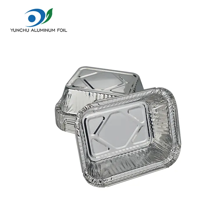 บาร์บีคิวรูปสี่เหลี่ยมผืนผ้าอลูมิเนียมฟอยล์