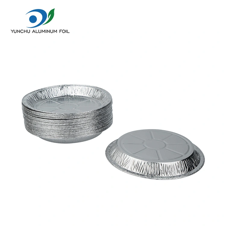 Round Air Fryer Takeaway Silver Aluminium Foil Food Container