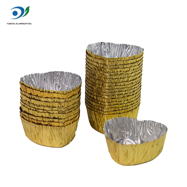 ตู้เก็บอาหารอลูมิเนียมฟอยล์ขนาดเล็กรูปหัวใจ ตู้เก็บอาหารอลูมิเนียมฟอยล์ขนาดเล็กรูปหัวใจ