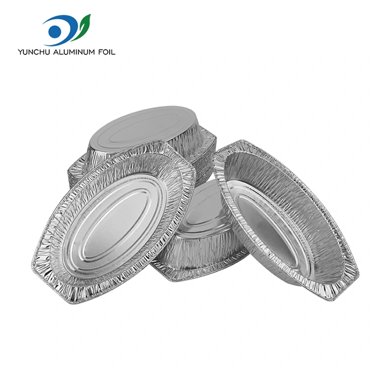 ภาชนะอลูมิเนียมฟอยล์สีซิลเวอร์
