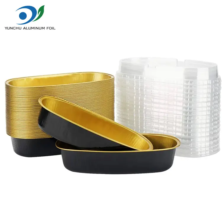 สีโอวัล Smoothwall อลูมิเนียมฟอยล์ภาชนะบรรจุ สีโอวัล Smoothwall อลูมิเนียมฟอยล์ภาชนะบรรจุ