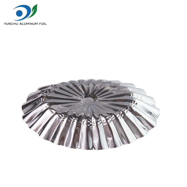 คัสตาร์ดลูกไม้รูปไข่ทาร์ตซิลเวอร์อลูมิเนียมฟอยล์อาหารภาชนะบรรจุอาหาร