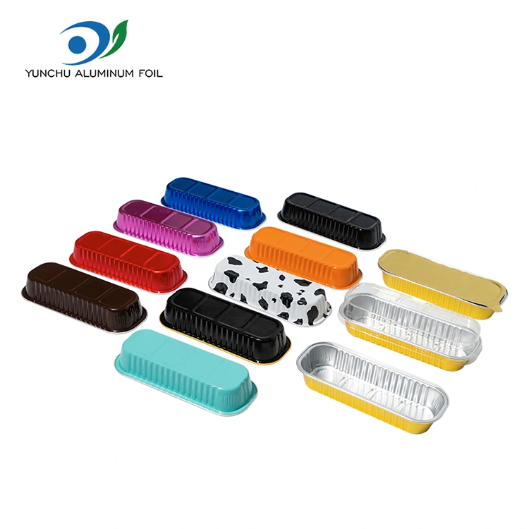 เค้กอบแบบสี่เหลี่ยมผืนผ้าภาชนะอลูมิเนียมฟอยล์ Smoothwall