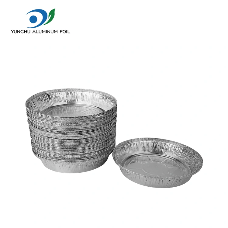 ภาชนะอลูมิเนียมฟอยล์สีเงิน