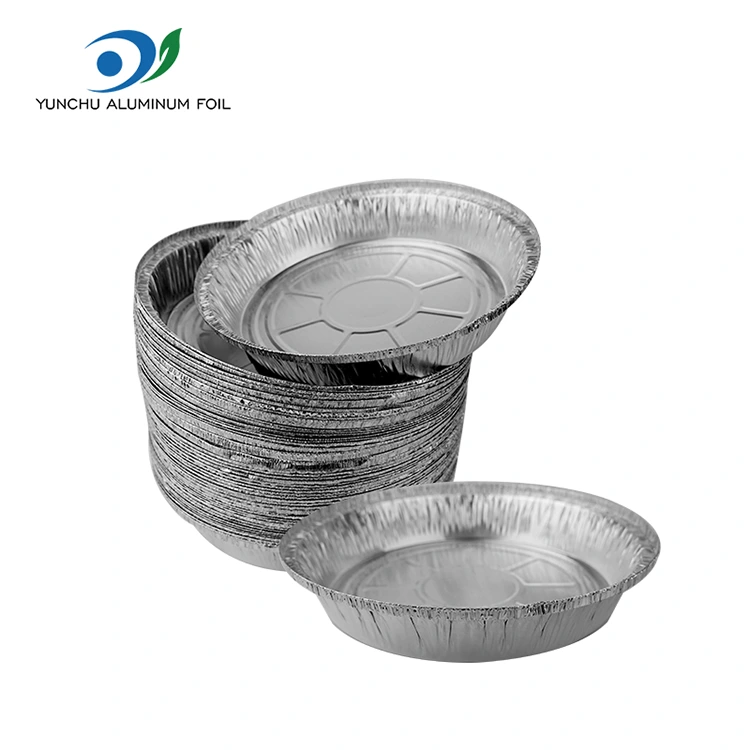 ภาชนะอลูมิเนียมฟอยล์สีเงิน