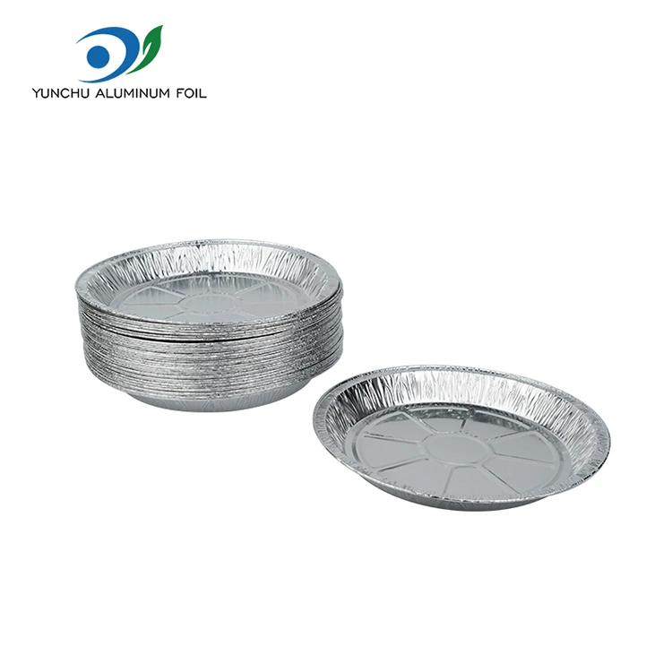 Round Air Fryer Takeaway Silver Aluminium Foil Food Container