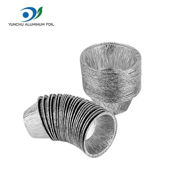 เค้กเค้กสีเงินอลูมิเนียมฟอยล์อาหารภาชนะบรรจุอาหาร