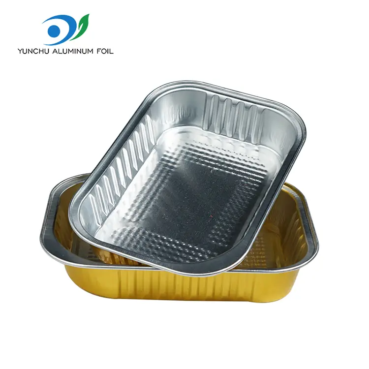 การรับประทานอาหารสี่เหลี่ยมจัตุรัสการรับประทานอาหารอลูมิเนียมฟอยล์สีทอง